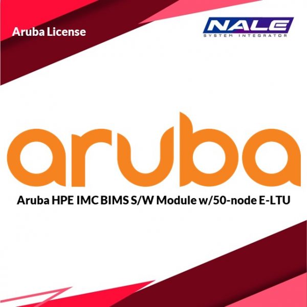 Aruba HPE IMC BIMS S/W Module w/50-node E-LTU