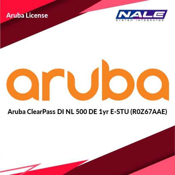 Aruba ClearPass DI NL 500 DE 1yr E-STU (R0Z67AAE)